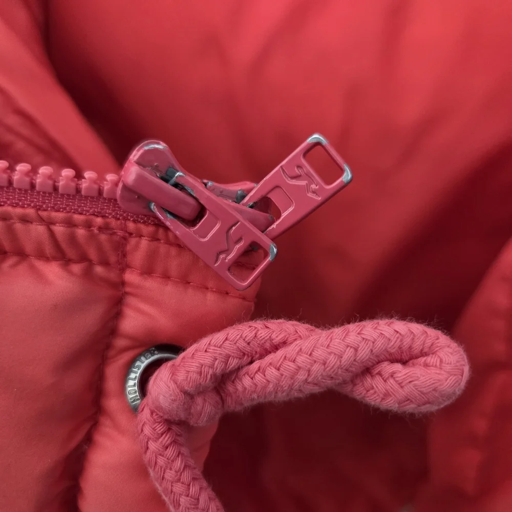 Hollister Pink Puff Down Coat